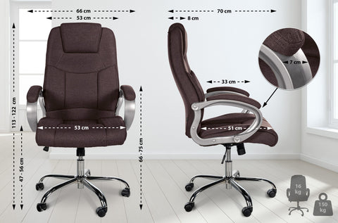 Office chair Apoll XL fabric