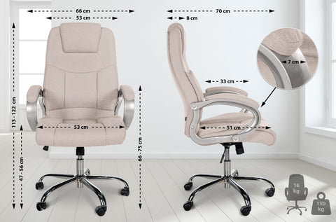 Office chair Apoll XL fabric