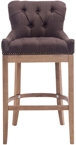 Bar stool Lakewood fabric, antique light