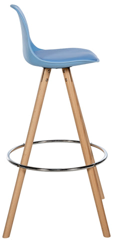 Bar stool Corbin imitation leather round