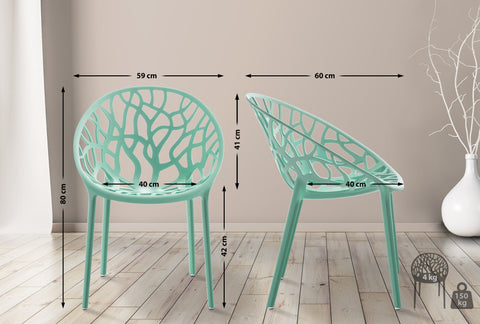 4x garden chair Hope