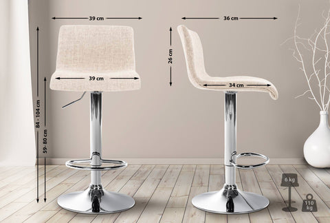 Bar stool Hover fabric