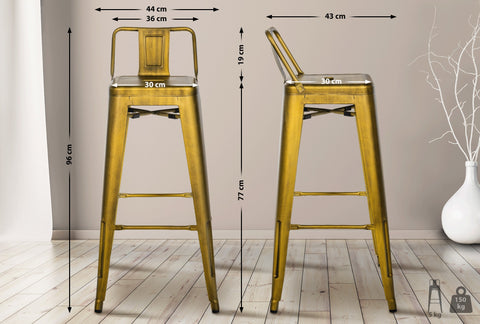 Bar stool Mason metal