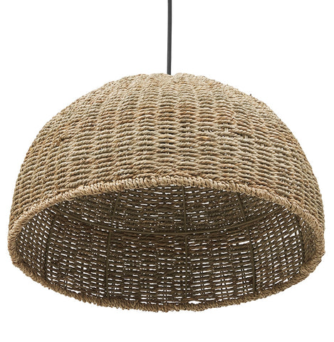 Natuurkleurige hanglamp 'ATLANTICO' in zeegras