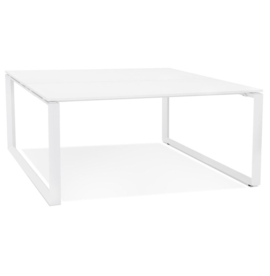 White conference table / bench desk 'BAKUS SQUARE' - 140x140 cm