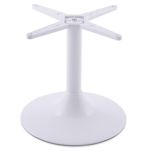 BIANKO' 45 table base in white painted metal