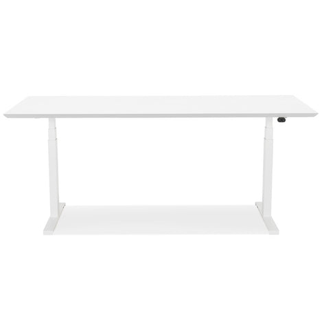 White electric sit/stand desk 'BIONIK' - 180x90 cm