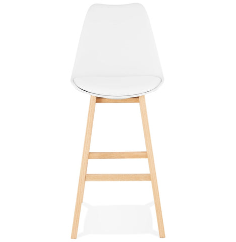 Bar stool 'CAMILA' white Scandinavian style