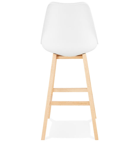 Bar stool 'CAMILA' white Scandinavian style