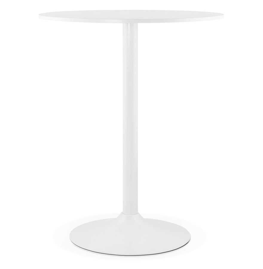 Statafel / hoge tafel 'CARACAS' wit - Ø 90 cm