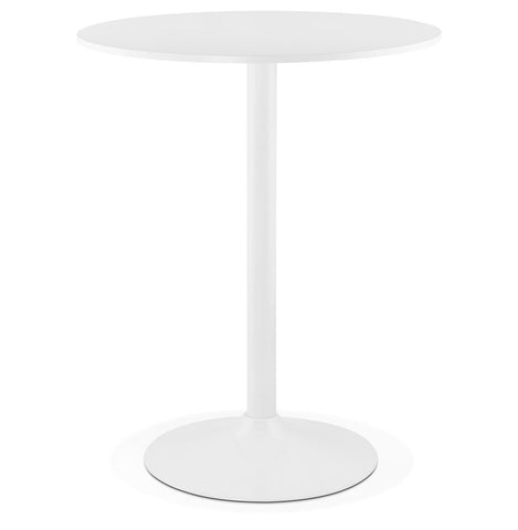 Statafel / hoge tafel 'CARACAS' wit - Ø 90 cm