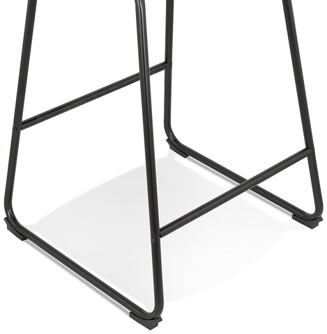 Black half-height stool “CHOKO MINI