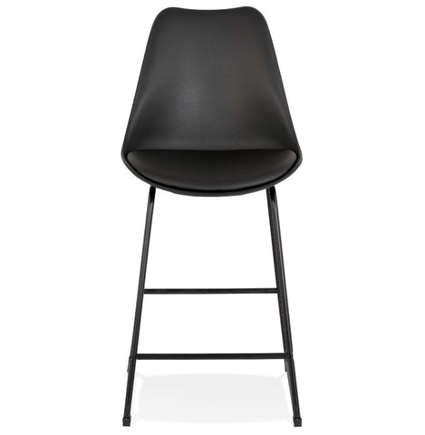 Black half-height stool “CHOKO MINI