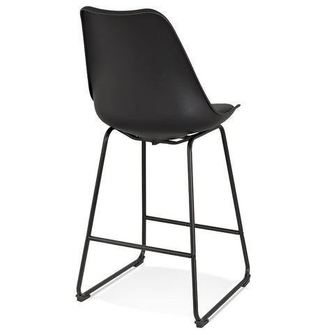 Black half-height stool “CHOKO MINI