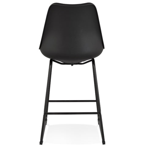 Black half-height stool “CHOKO MINI