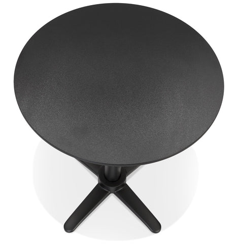 Table de terrasse pliable 'COMPAKT' round noire - Ø 68 cm