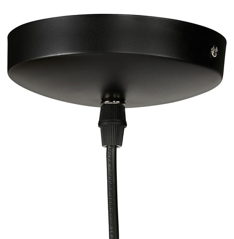 Black spherical design pendant lamp 'DOUGLAS'