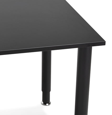 Meeting table / design desk 'FOCUS' in black - 160x80 cm