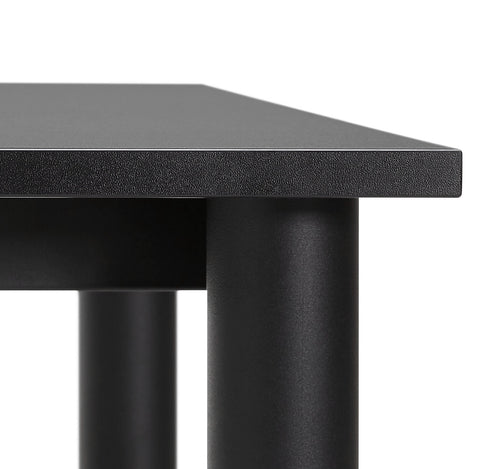 Meeting table / design desk 'FOCUS' in black - 160x80 cm