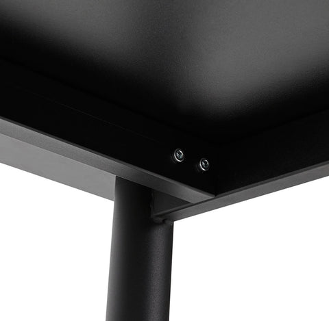 Meeting table / design desk 'FOCUS' in black - 160x80 cm