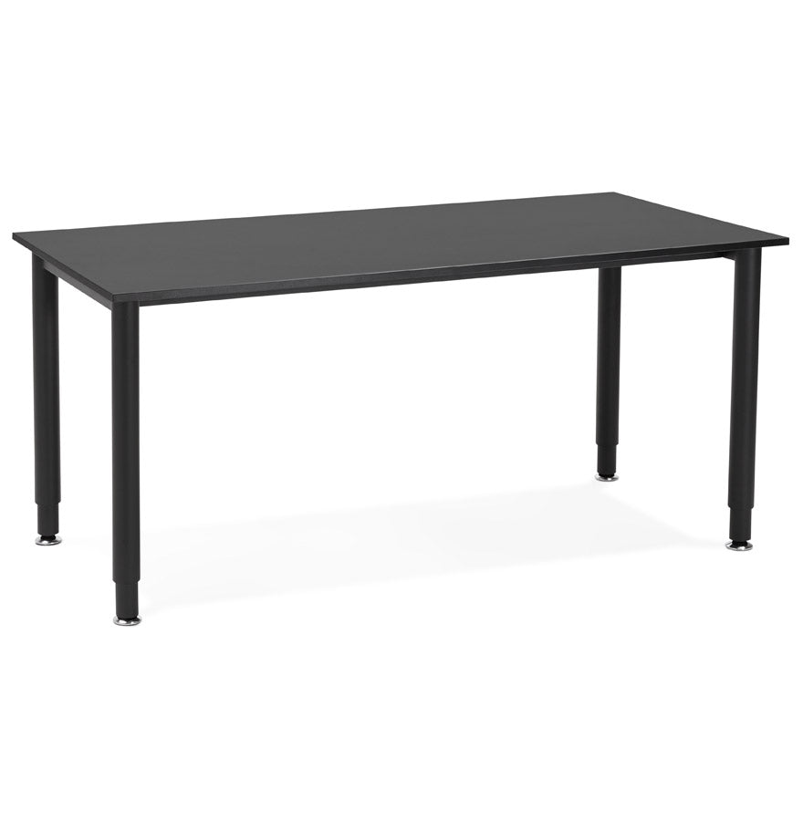 Meeting table / design desk 'FOCUS' in black - 160x80 cm