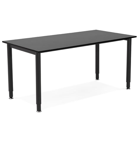 Meeting table / design desk 'FOCUS' in black - 160x80 cm