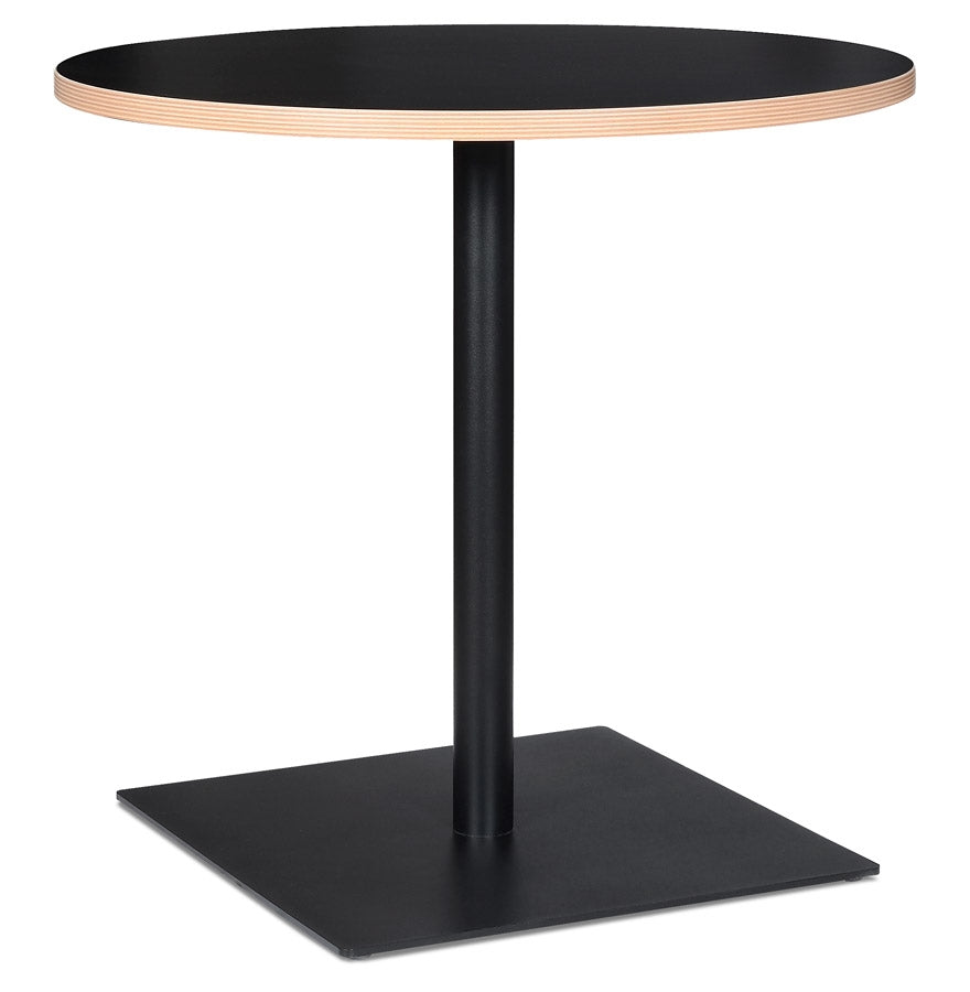 Black round table 'FUSION ROUND' - Ø 80 cm