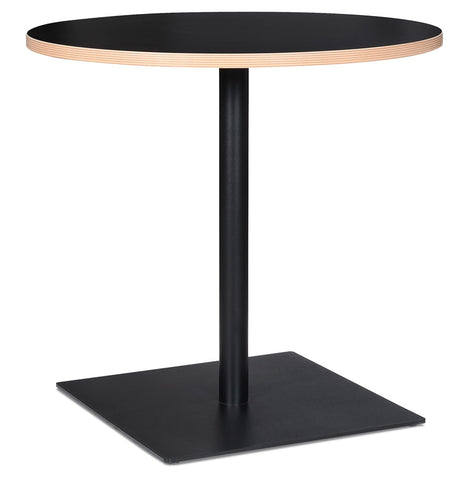 Black round table 'FUSION ROUND' - Ø 80 cm