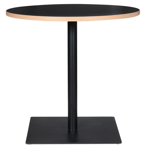 Black round table 'FUSION ROUND' - Ø 80 cm