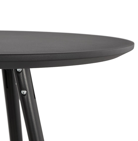 High design table / Standing table 'GALA' in black wood