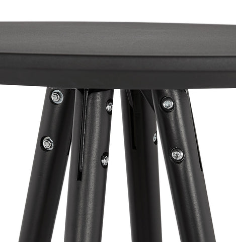 High design table / Standing table 'GALA' in black wood