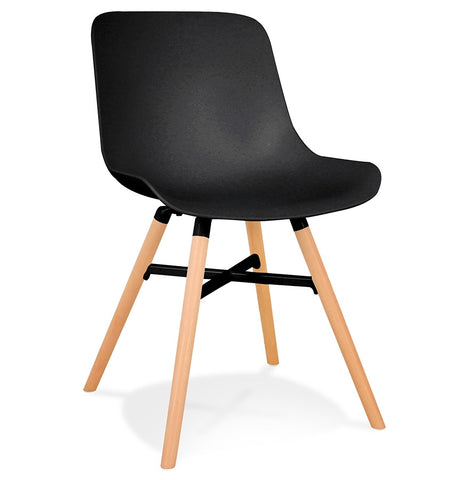 Black designer chair 'GLADYS