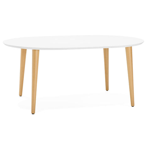 Ronde uitschuifbare eettafel 'IGLOU' in Scandinavische stijl - 120(220)x120 cm