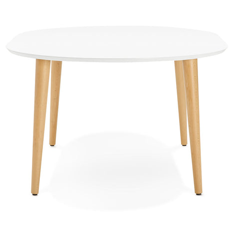 Ronde uitschuifbare eettafel 'IGLOU' in Scandinavische stijl - 120(220)x120 cm