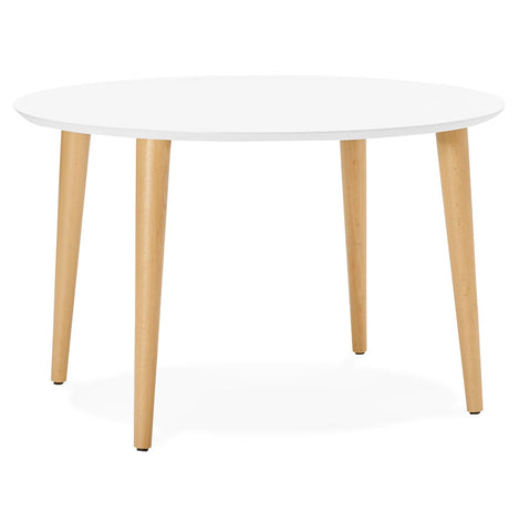 Ronde uitschuifbare eettafel 'IGLOU' in Scandinavische stijl - 120(220)x120 cm