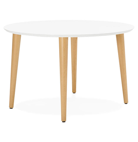 Ronde uitschuifbare eettafel 'IGLOU' in Scandinavische stijl - 120(220)x120 cm