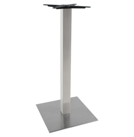 Table foot 'KARO' 110 in brushed steel