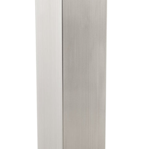 Table foot 'KARO' 110 in brushed steel