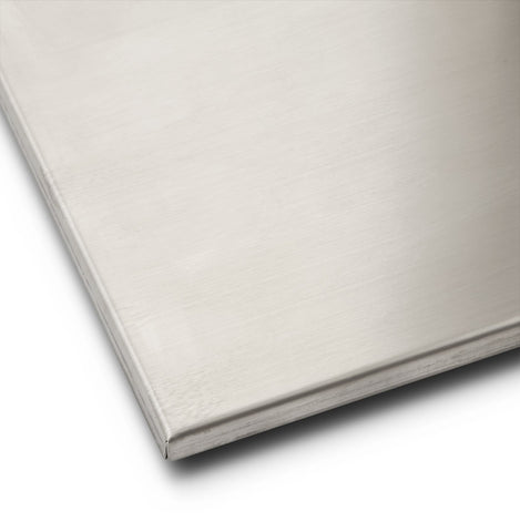 Table foot 'KARO' 110 in brushed steel