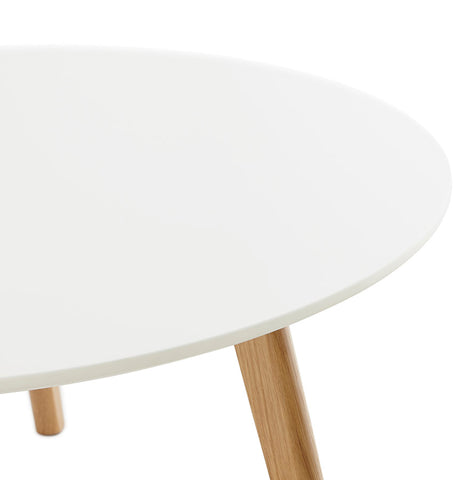 Lage ronde salontafel 'KOFY' Scandinavische stijl