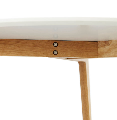 Lage ronde salontafel 'KOFY' Scandinavische stijl