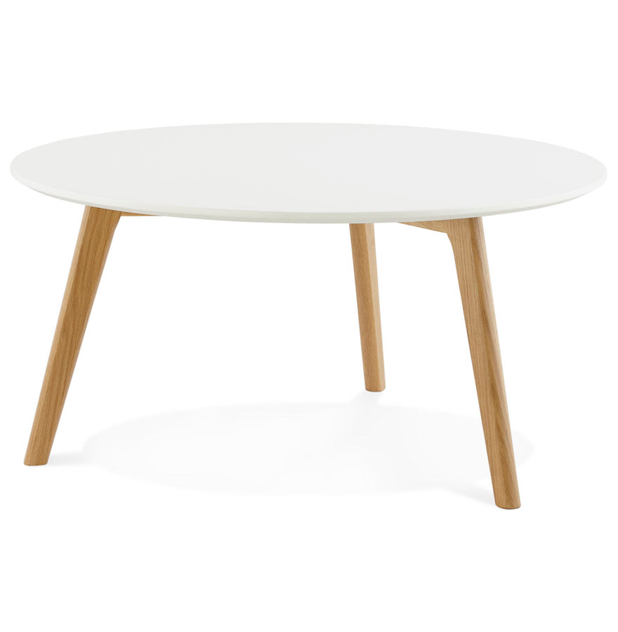 Lage ronde salontafel 'KOFY' Scandinavische stijl