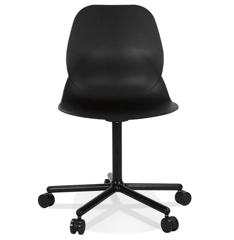 Black modern office chair 'MAGELLAN' on wheels