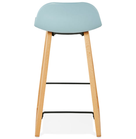 Halfhoge kruk 'MAKI MINI' blauw Scandinavische stijl