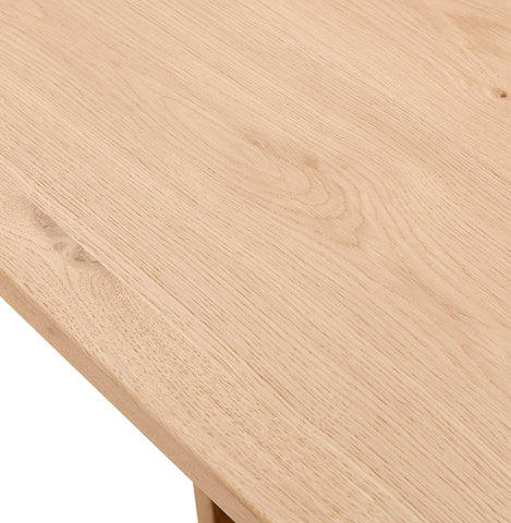 Dining table 'MANITOU' in solid oak - 195x95 cm