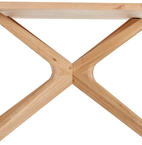 Dining table 'MANITOU' in solid oak - 195x95 cm