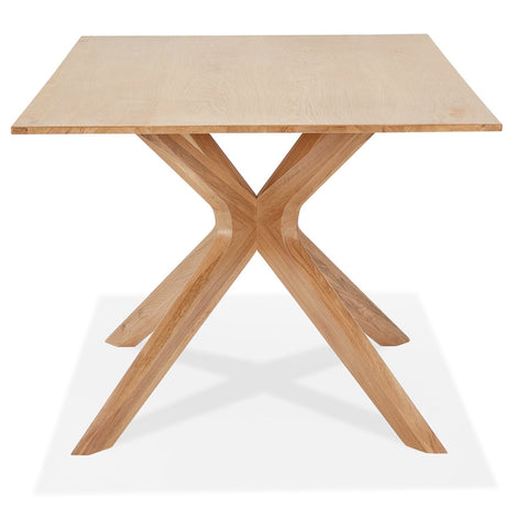 Dining table 'MANITOU' in solid oak - 195x95 cm