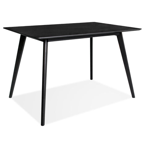 Design black 'MARIUS' table / desk in wood - 120x80 cm