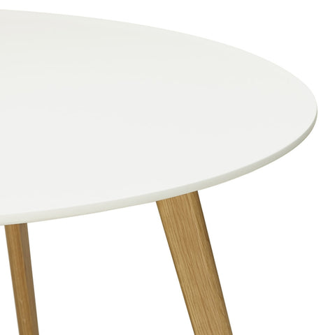 White round kitchen table 'MIDY' in Scandinavian style - ø 90 cm