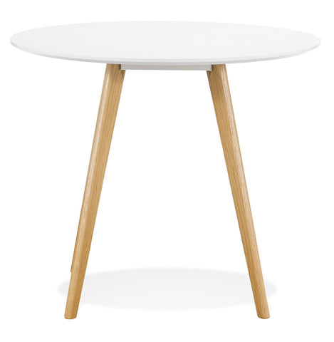 White round kitchen table 'MIDY' in Scandinavian style - ø 90 cm